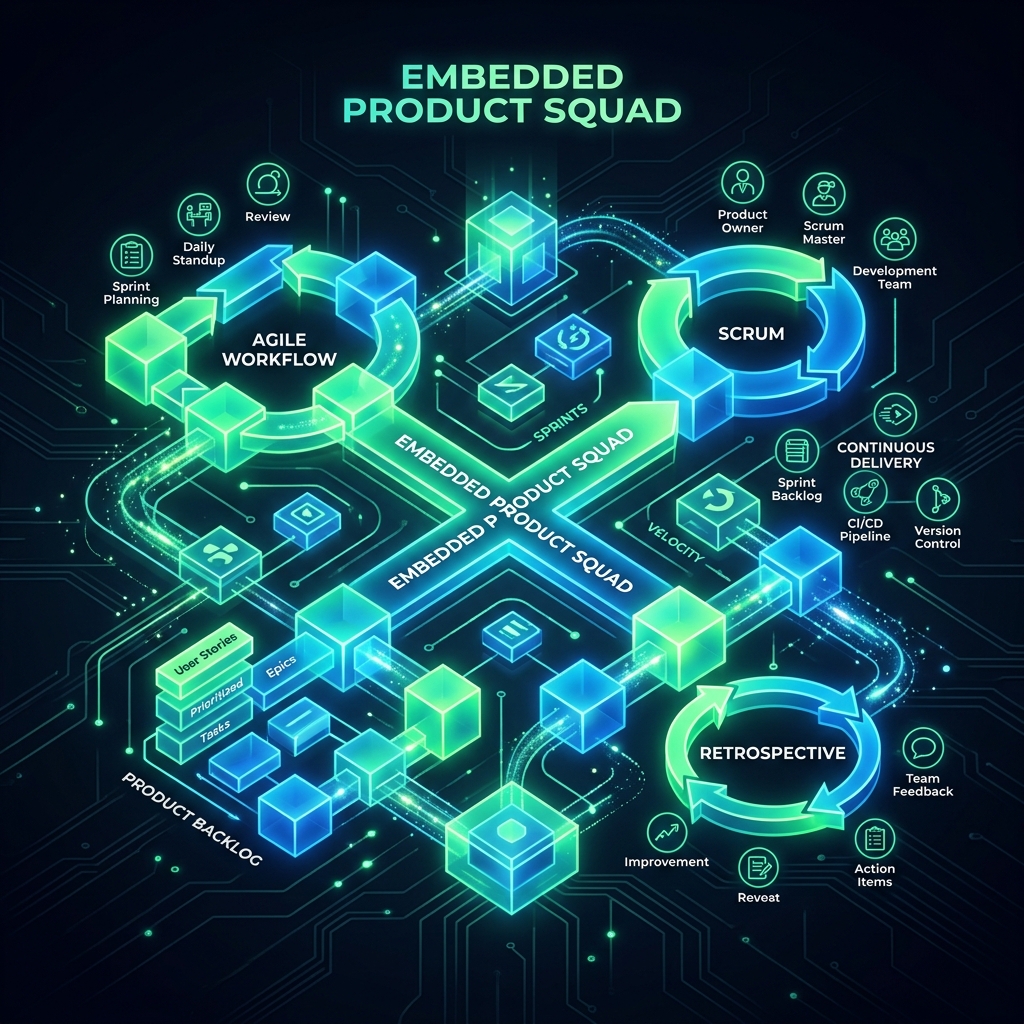 Embedded product squad for scale-up